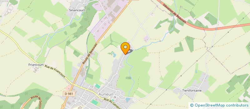 localisation de l'entreprise TWIRLING CLUB MERU  MERU