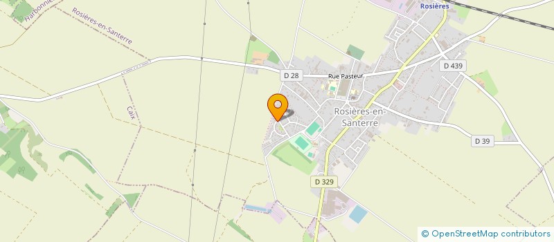 localisation de l'entreprise TWIRLING CLUB ROSIERES  ROSIERES-EN-SANTERRE