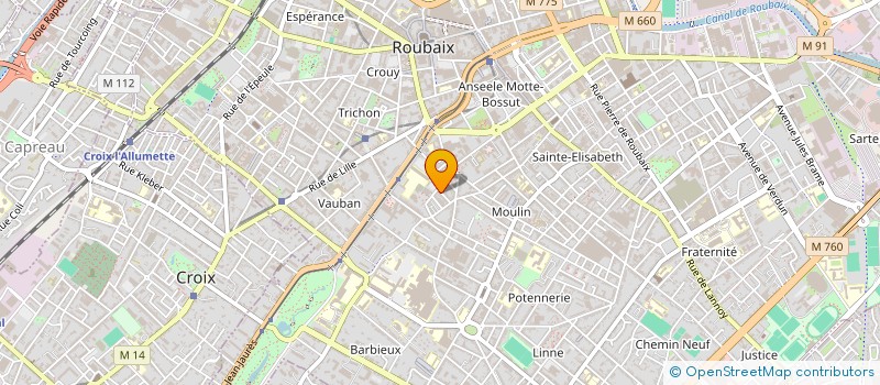 localisation de l'entreprise TWIRLING CLUB ROUBAISIEN  ROUBAIX