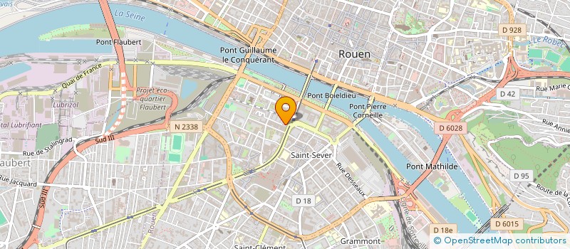 localisation de l'entreprise TWIRLING CLUB ROUENNAIS à ROUEN