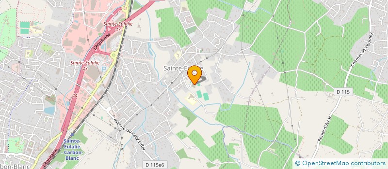 localisation de l'entreprise TWIRLING CLUB SAINTE EULALIE à SAINTE-EULALIE