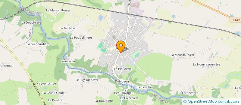 localisation de l'entreprise TWIRLING ELAN DE GORGES  GORGES