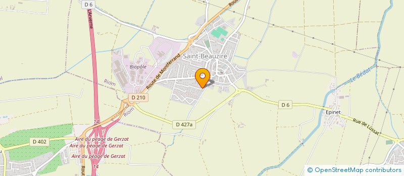 localisation de l'entreprise TWIRLING SAINT-BEAUZIR  SAINT-BEAUZIRE