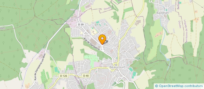 localisation de l'entreprise TWISPEEL GROUP à BEAUCOURT