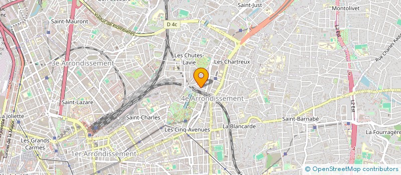 localisation de l'entreprise TWIST  MARSEILLE 4EME
