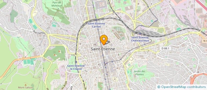 localisation de l'entreprise TWIST ONE à SAINT-ETIENNE