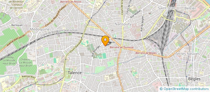 localisation de l'entreprise TWISTED WEEL à TALENCE