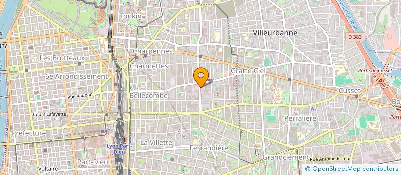 localisation de l'entreprise TWISTER  VILLEURBANNE