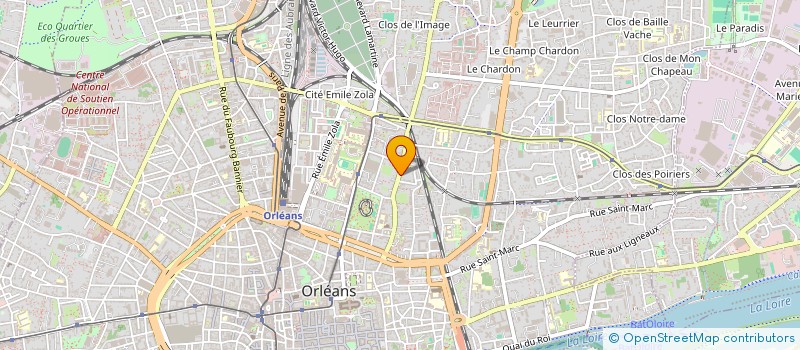 localisation de l'entreprise TWISTER COVER à ORLEANS