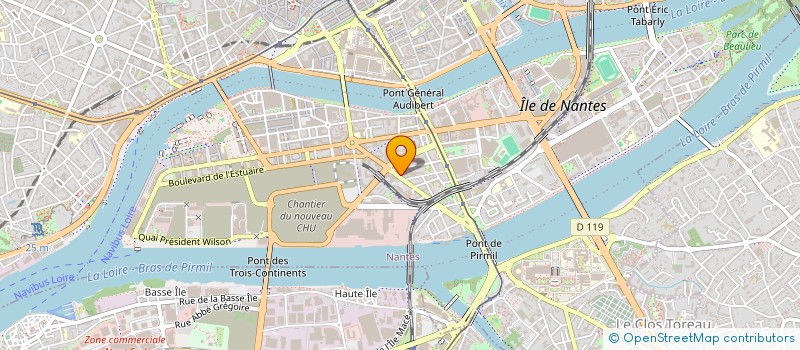 localisation de l'entreprise TWIZZ à NANTES