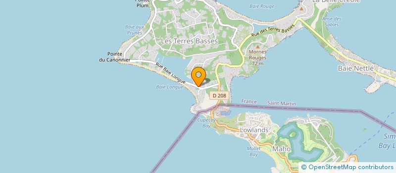 localisation de l'entreprise TWL  SAINT-MARTIN