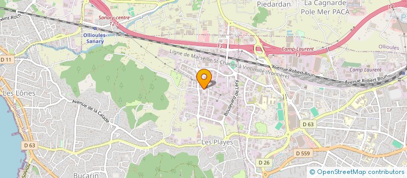 localisation de l'entreprise TWO BROTHERS 83 NRJ à SIX-FOURS-LES-PLAGES