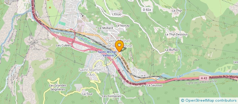 localisation de l'entreprise TWO CAT  SAINT-MICHEL-DE-MAURIENNE