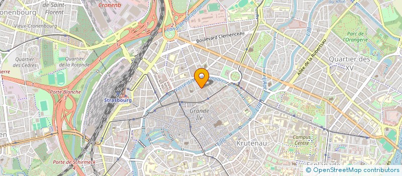localisation de l'entreprise TWO FILMS à STRASBOURG