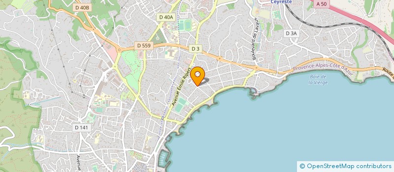 localisation de l'entreprise TWO FOR DANCE à LA CIOTAT