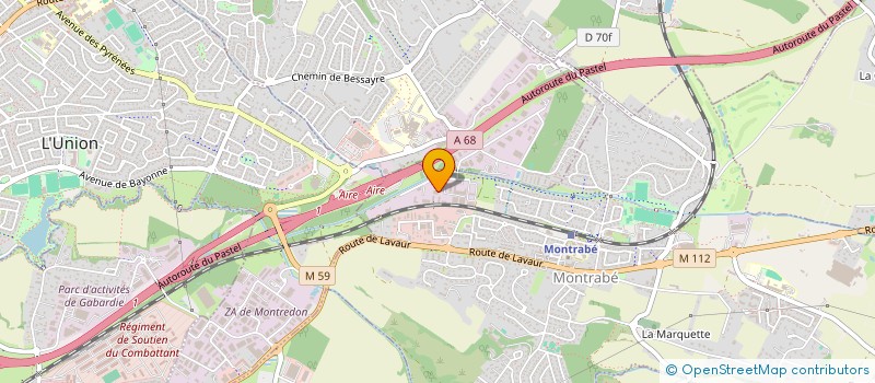 localisation de l'entreprise TWO-FOR-DANSE CLUB  MONTRABE