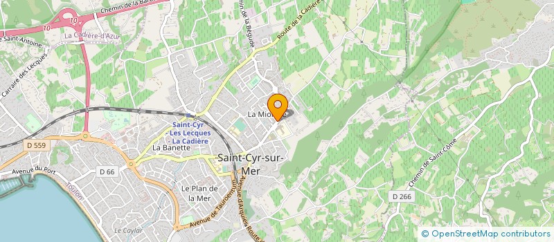 localisation de l'entreprise TWO GABINVEST à SAINT-CYR-SUR-MER