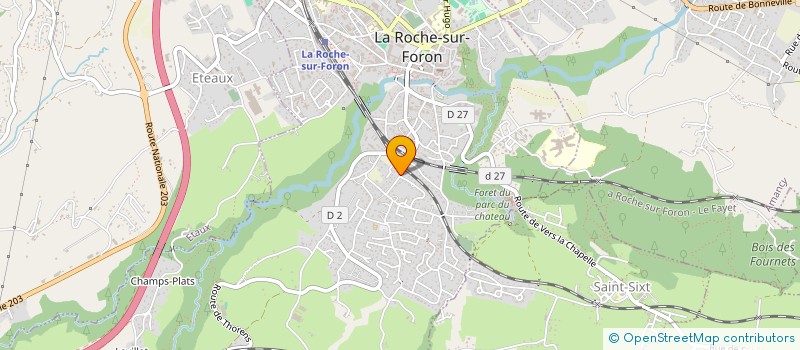 localisation de l'entreprise TWO'IN GAZELLES à LA ROCHE-SUR-FORON