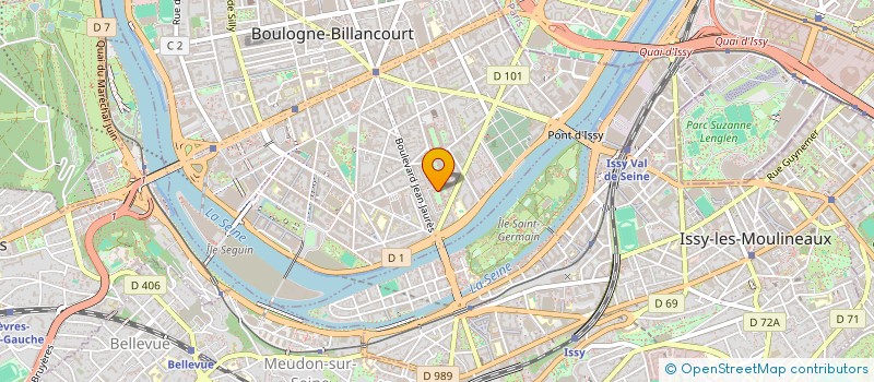 localisation de l'entreprise TWO PEAS IN A POD  BOULOGNE-BILLANCOURT