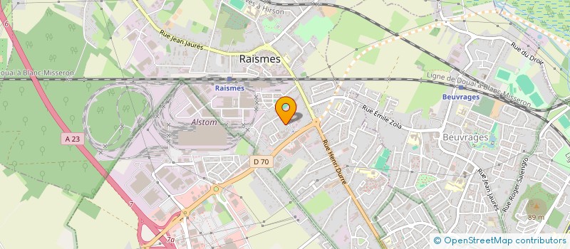 localisation de l'entreprise TWO SHOES  RAISMES