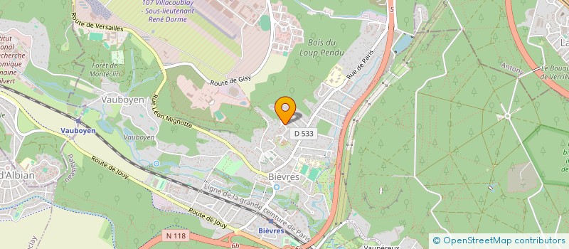 localisation de l'entreprise TWO SIXTY ONE  BIEVRES