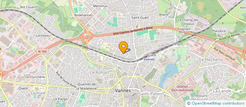 localisation de l'entreprise TWOBE à VANNES