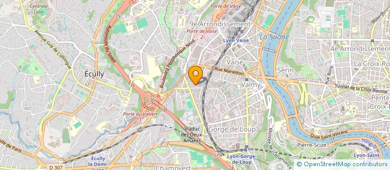 localisation de l'entreprise TWORSKI JACQUES SARL  LYON