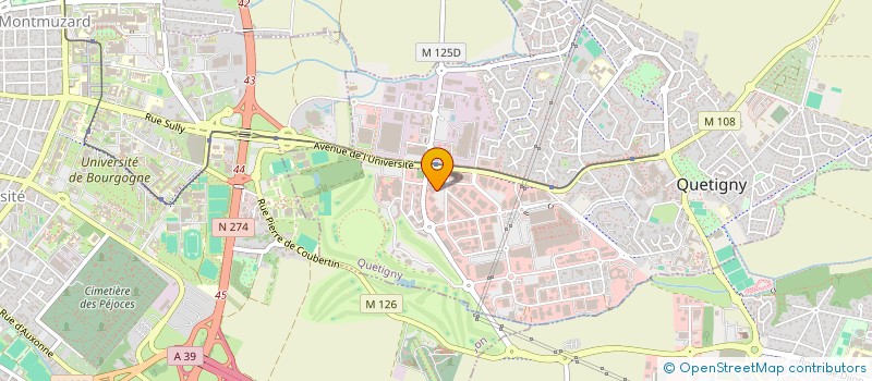 localisation de l'entreprise TWR  QUETIGNY