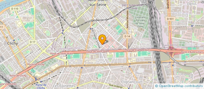localisation de l'entreprise TWS SIGNATURE à SAINT-OUEN-SUR-SEINE