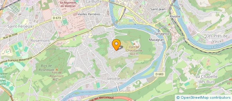 localisation de l'entreprise TX PARIS SA  BESANCON