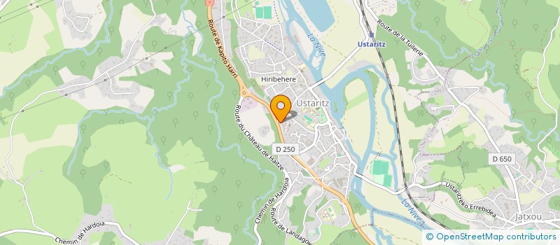 localisation de l'entreprise TXANGOA PROD  USTARITZ