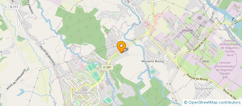 localisation de l'entreprise TXARRENA à MOURENX