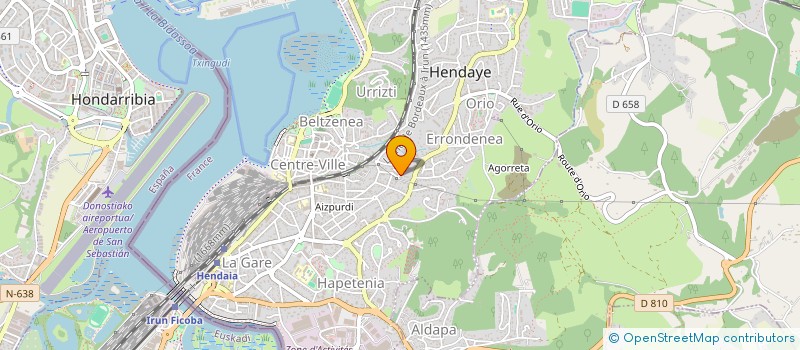 localisation de l'entreprise TXIRLA à HENDAYE