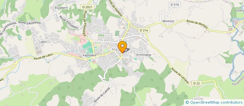 localisation de l'entreprise TXORIA  HASPARREN