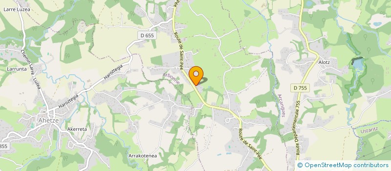 localisation de l'entreprise TXOTXA  ARBONNE