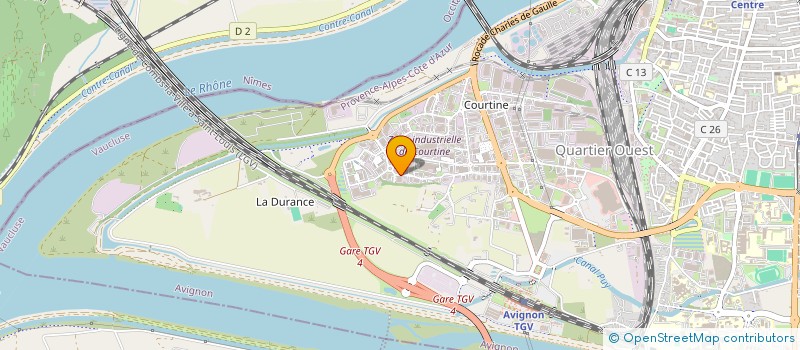 localisation de l'entreprise TXP 84001  AVIGNON