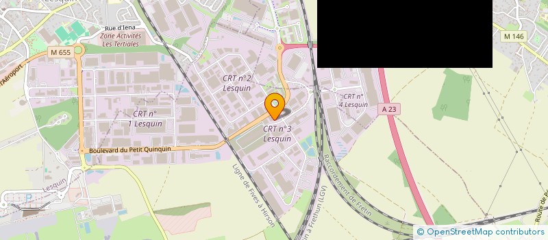 localisation de l'entreprise TXROBOTIC à FRETIN