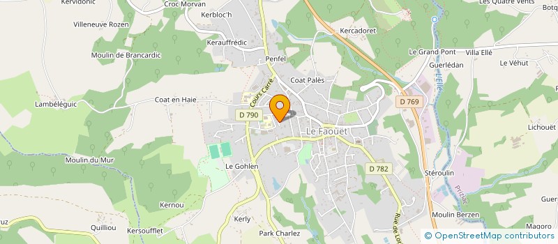 localisation de l'entreprise TY ACHAOU  LE FAOUET