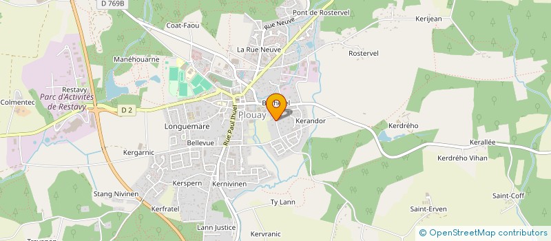 localisation de l'entreprise TY ALAN  PLOUAY