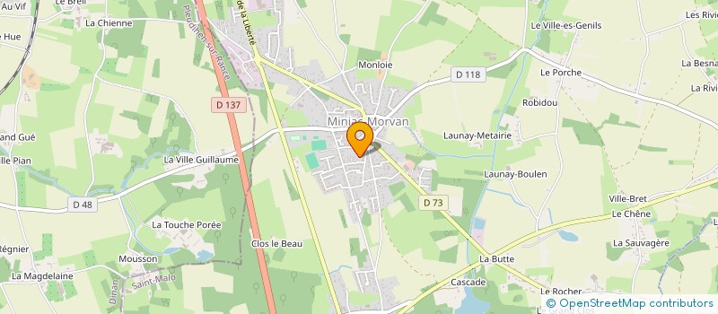 localisation de l'entreprise TY ALE GOZ  MINIAC-MORVAN