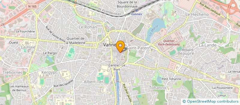 localisation de l'entreprise TY AN THE à VANNES