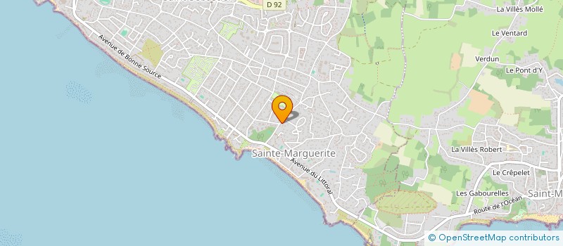 localisation de l'entreprise TY ANNA à PORNICHET