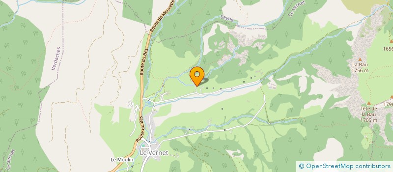 localisation de l'entreprise TY AR COAT  LE VERNET