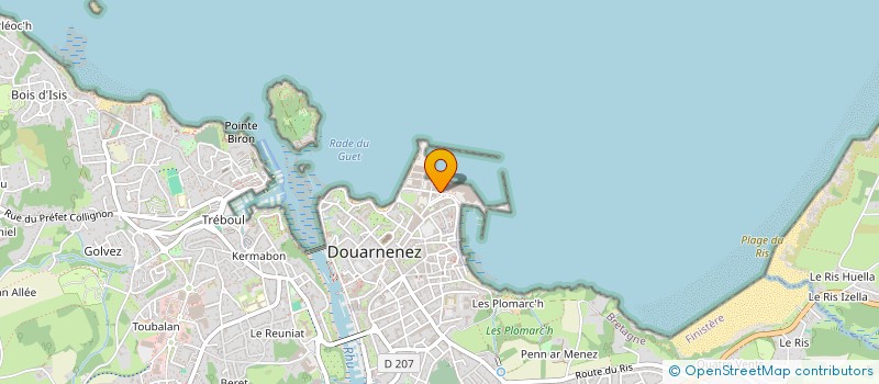 localisation de l'entreprise TY AR MAREE à DOUARNENEZ