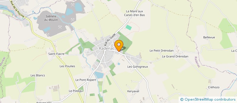 localisation de l'entreprise TY AR MOR  RADENAC