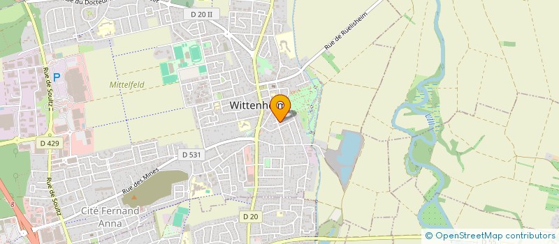 localisation de l'entreprise TY ARABS SERVICES  WITTENHEIM