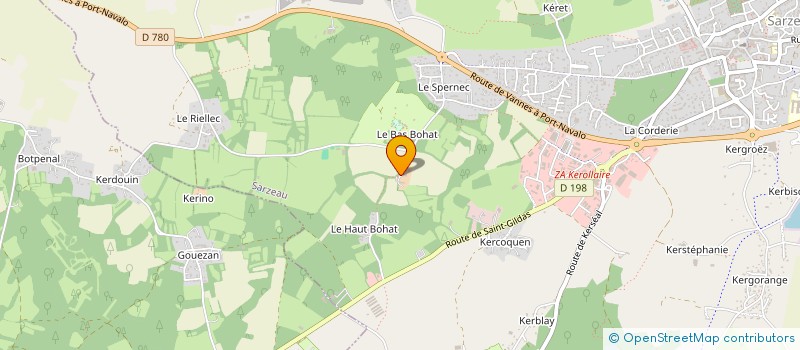 localisation de l'entreprise TY AUTO 56  SARZEAU