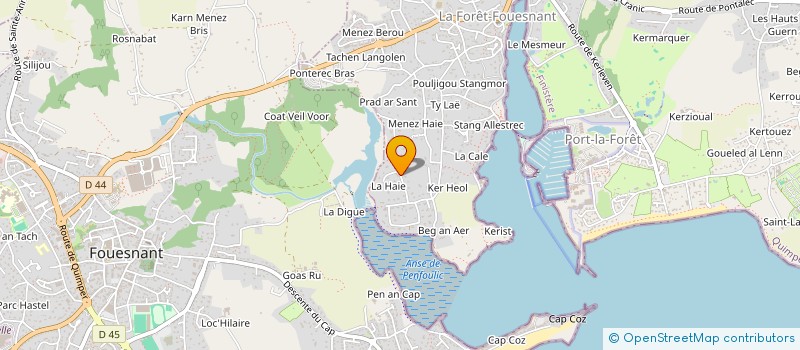 localisation de l'entreprise TY AVALENN  LA FORET-FOUESNANT