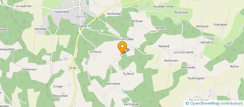 localisation de l'entreprise TY AVEL  PLOUAY