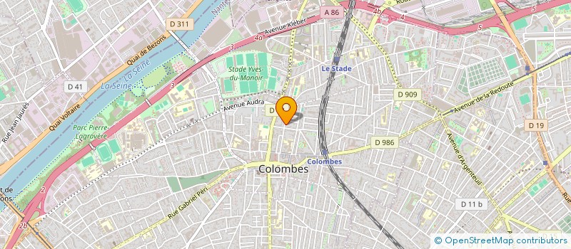 localisation de l'entreprise TY AVEL  COLOMBES